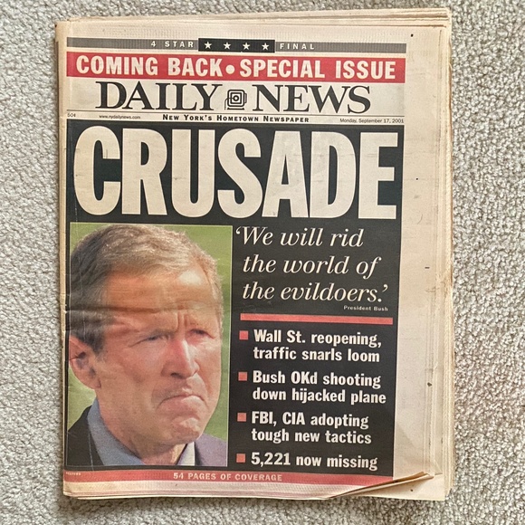 September 11 2001 I Major Newsweekly Magazine Coverage + Related Content - Picture 9 of 14